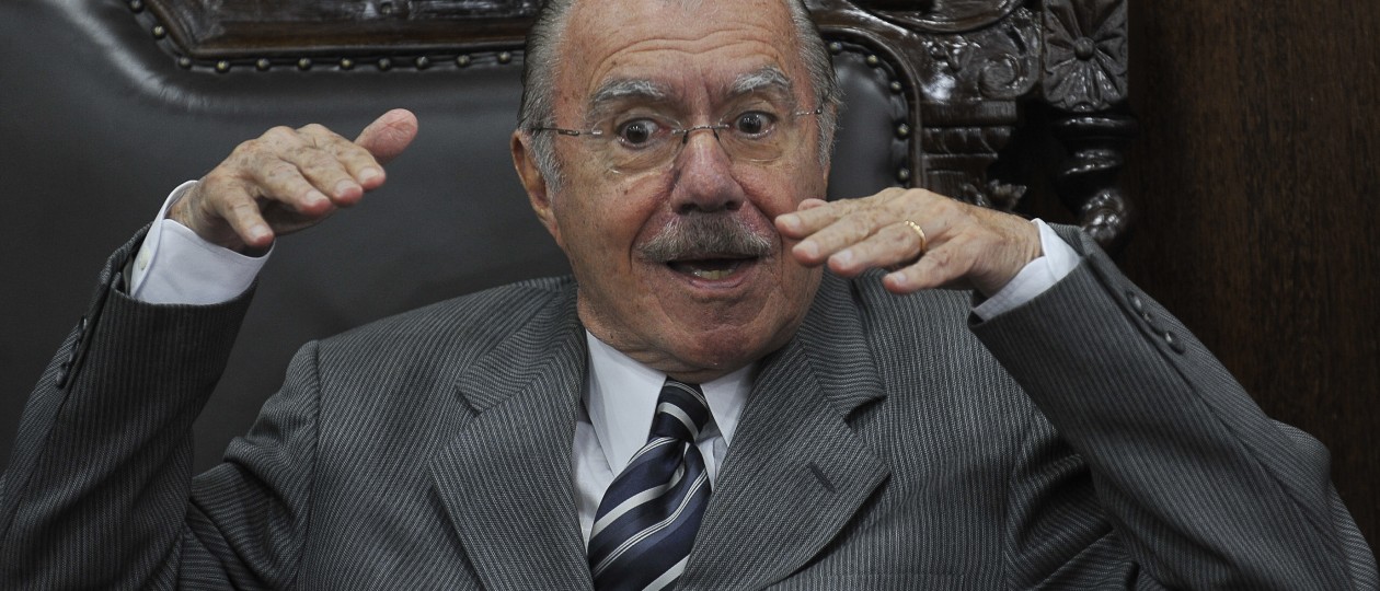 José Sarney sobre queda de popularidade de Dilma: “Ela não me pediu conselhos”