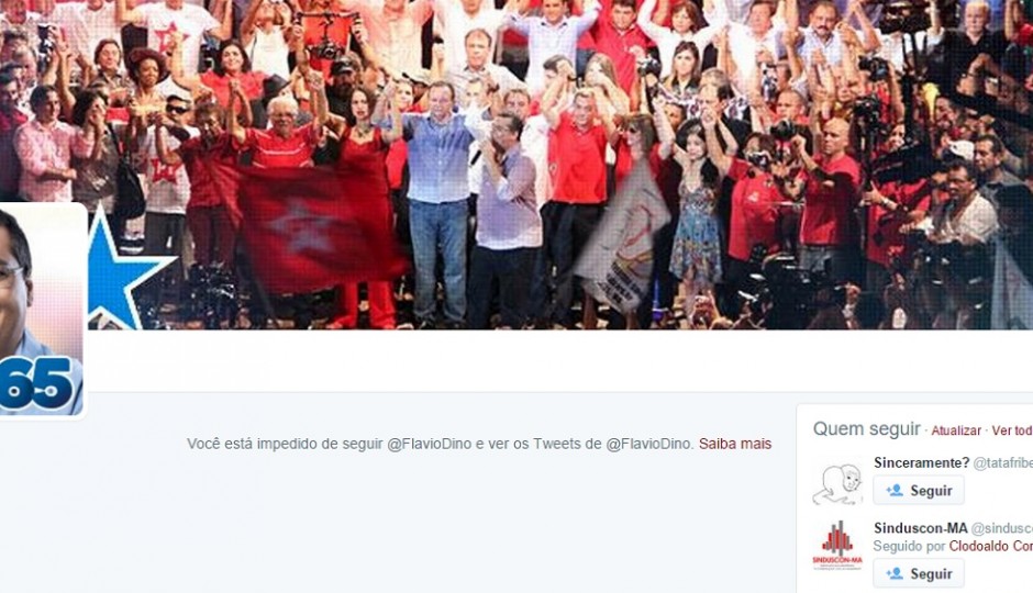 Intolerante, Flávio Dino começa a bloquear seguidores no Twitter
