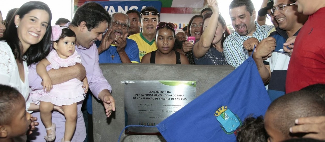 Pedra fundamental de creche escola foi lançada por Edivaldo Holanda Júnior desde o dia 8 de fevereiro na unidade 105 da Cidade Operária