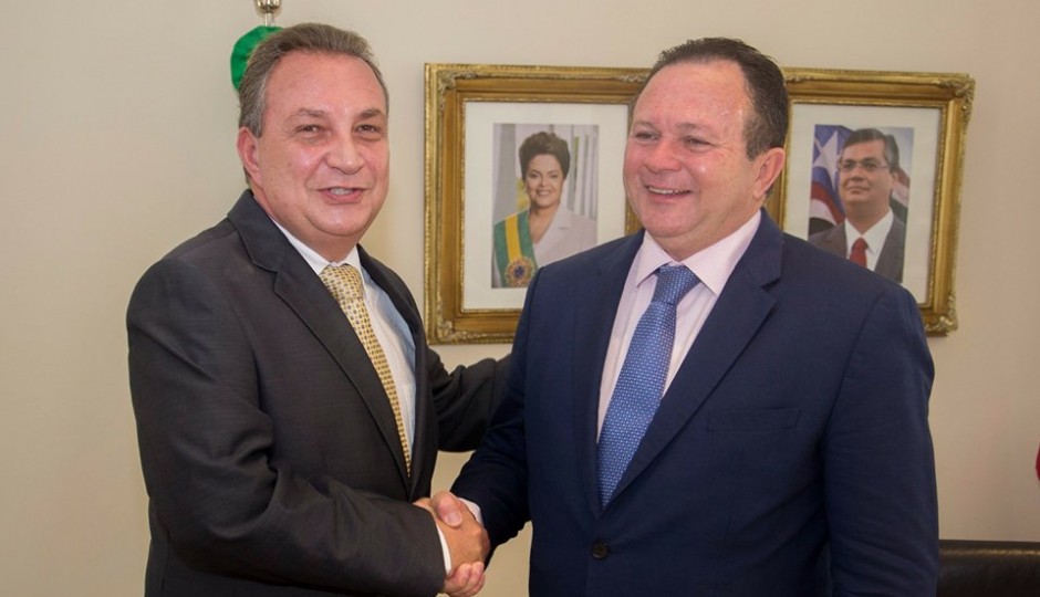 Luis Fernando visita Carlos Brandão em primeiro dia de tucano como governador