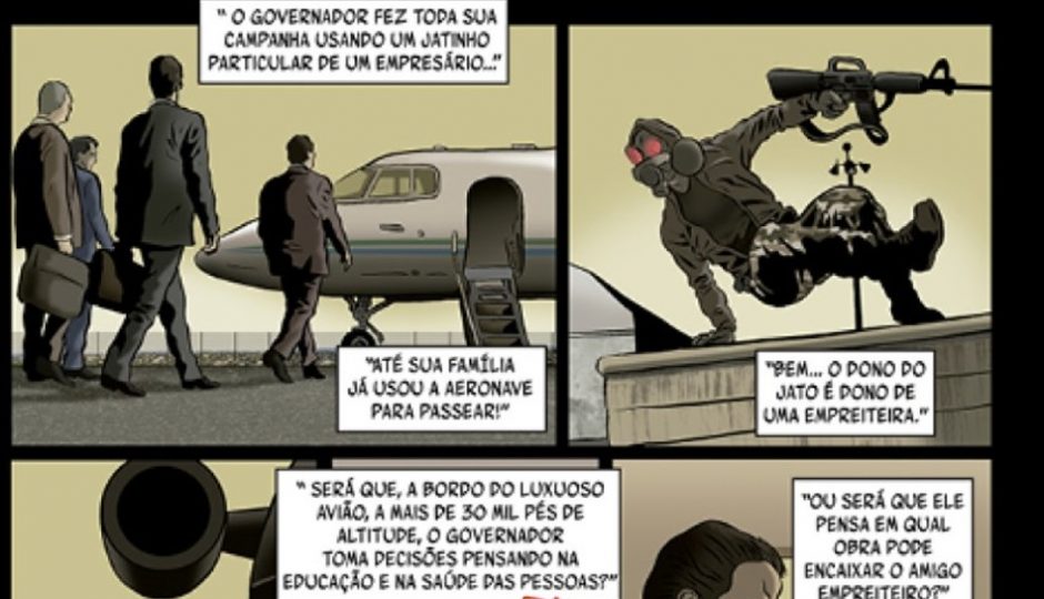 Personagem de quadrinhos nacional faz sucesso assassinando políticos corruptos