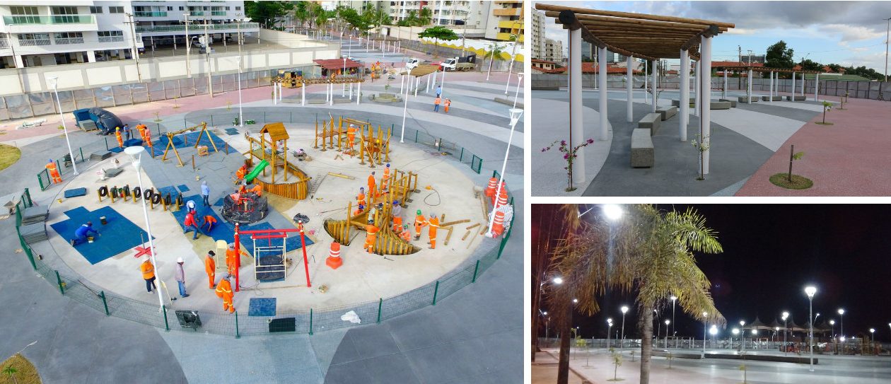 Obra de revitalização da Praça da Lagoa transformou o local em um belo cartão postal.