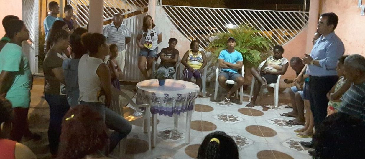 Aníbal Lins debate transporte com moradores do Maracanã