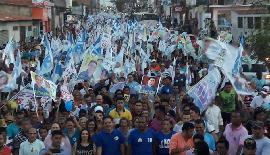 Paço do Lumiar: Onda Azul do 10 invade ruas e avenidas do Maiobão
