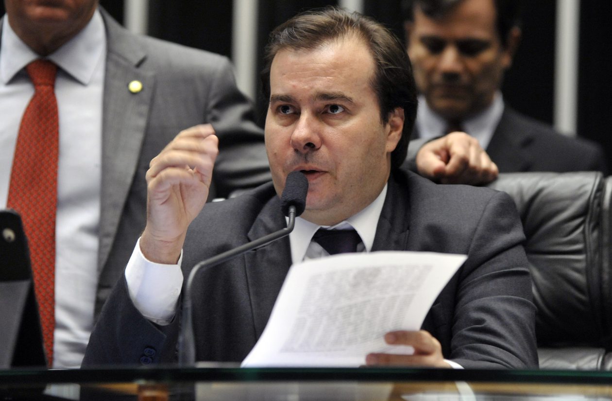 O presidente da Câmara dos Deputados, Rodrigo Maia