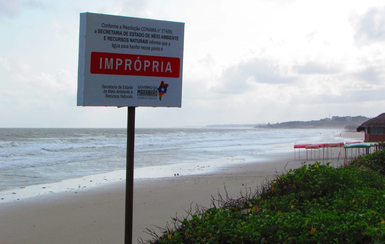 Todas as praias de São Luís e Ribamar são impróprias para banho, aponta levantamento
