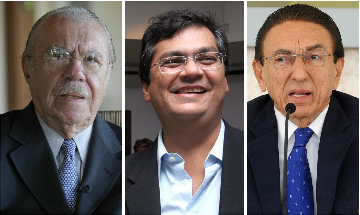 Os citados na Lava Jato: José Sarney, o Bigode; Flávio Dino, o Cuba; e Edison Lobão, o Esquálido. Foto: Divulgação