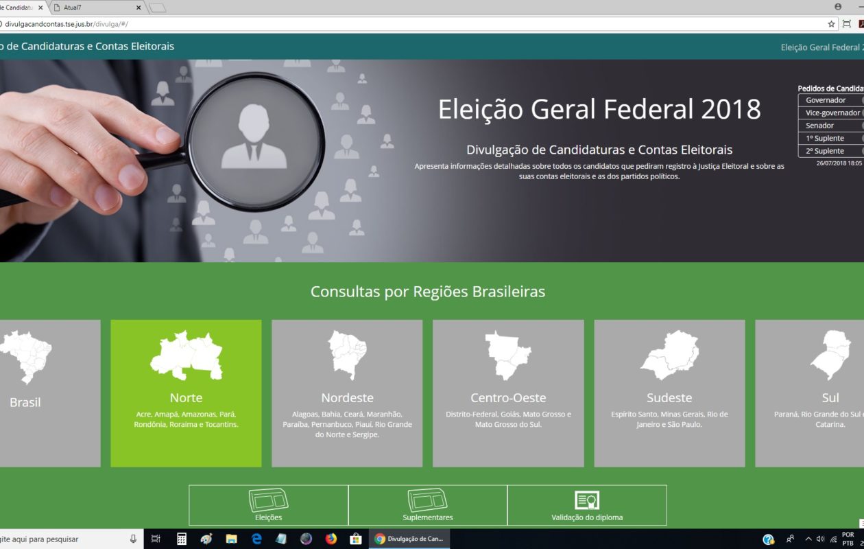 Eleitor já pode consultar prestações de contas eleitorais de 2018