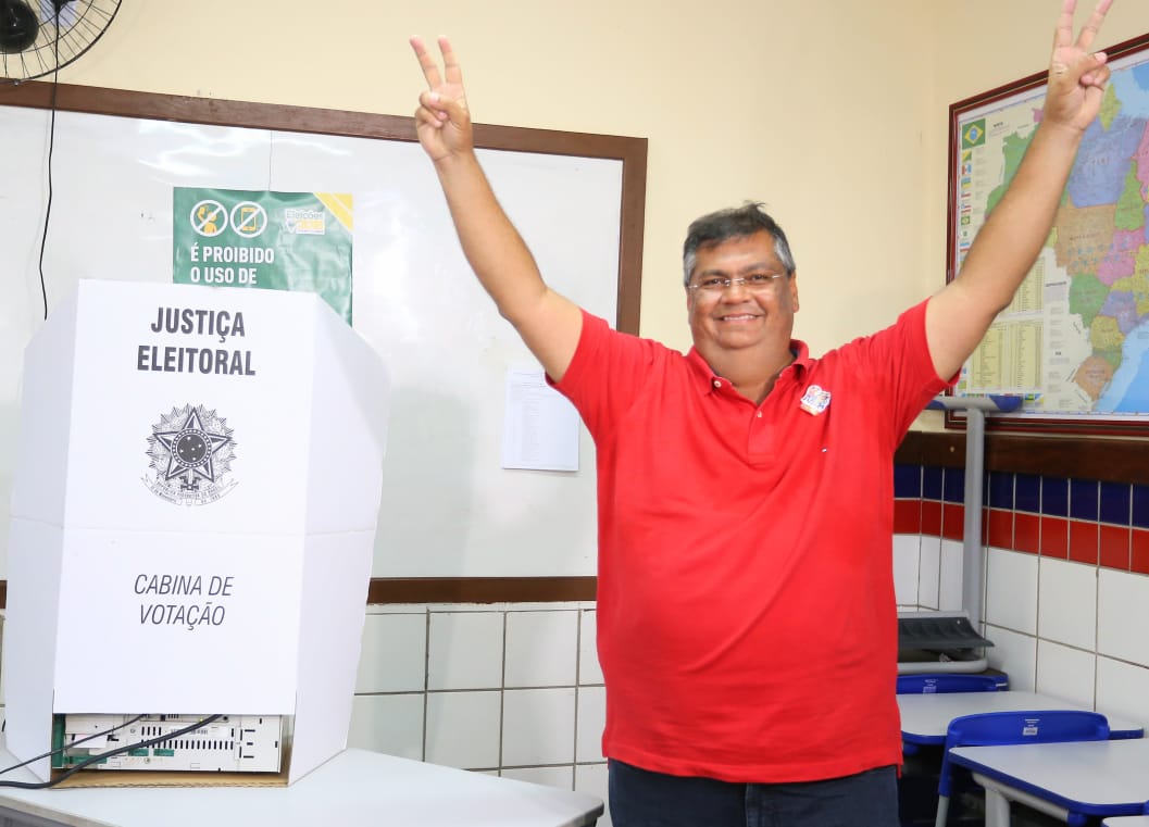 Flávio Dino ao votar: “Vamos ter uma grande vitória”