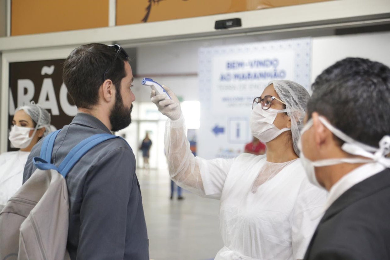 (São Luís-MA, 20/03/2020) Maranhão inicia barreira sanitária no aeroporto de São Luís. Foto: Márcio Sampaio