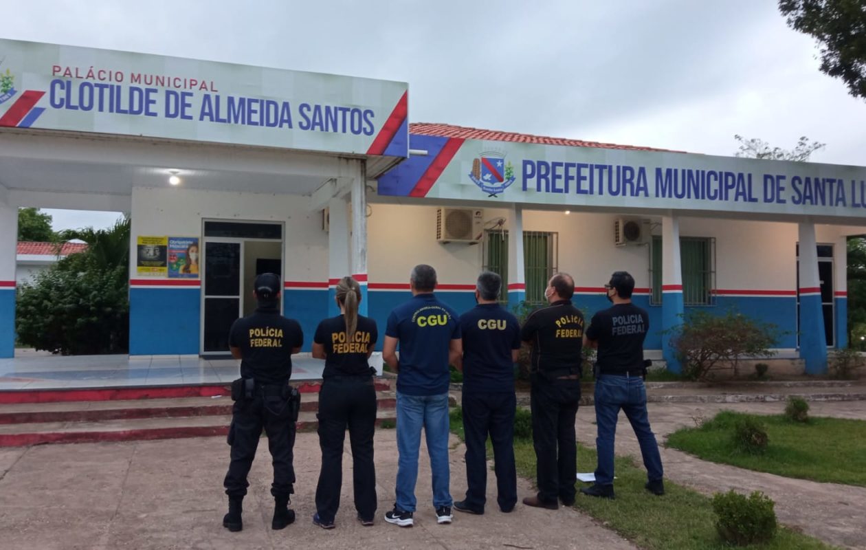 PF faz operação contra desvios de dinheiro da Covid em Bernardo do Mearim e Santa Luzia