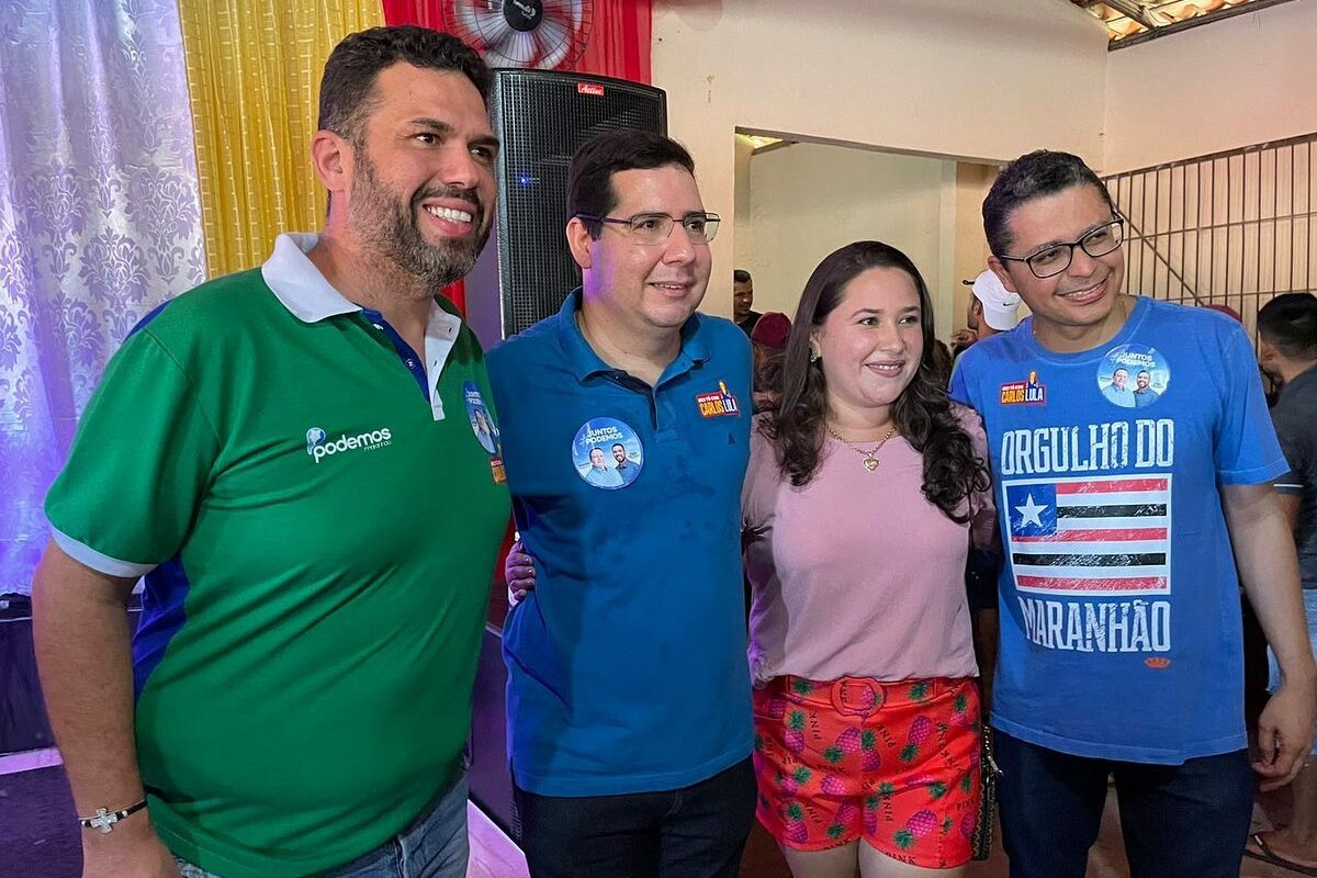 Evento eleitoral para Carlos Lula e Fábio Macedo atrai público com churrasco e bingo de R$ 1 mil